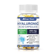 Hyaluronic Acid 850 mg 60 Capsules - Supports Healthy Joints/Skin