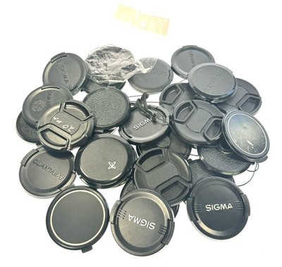 Lot of 27 55mm Snap-on Front Lens Caps Unbranded Generic