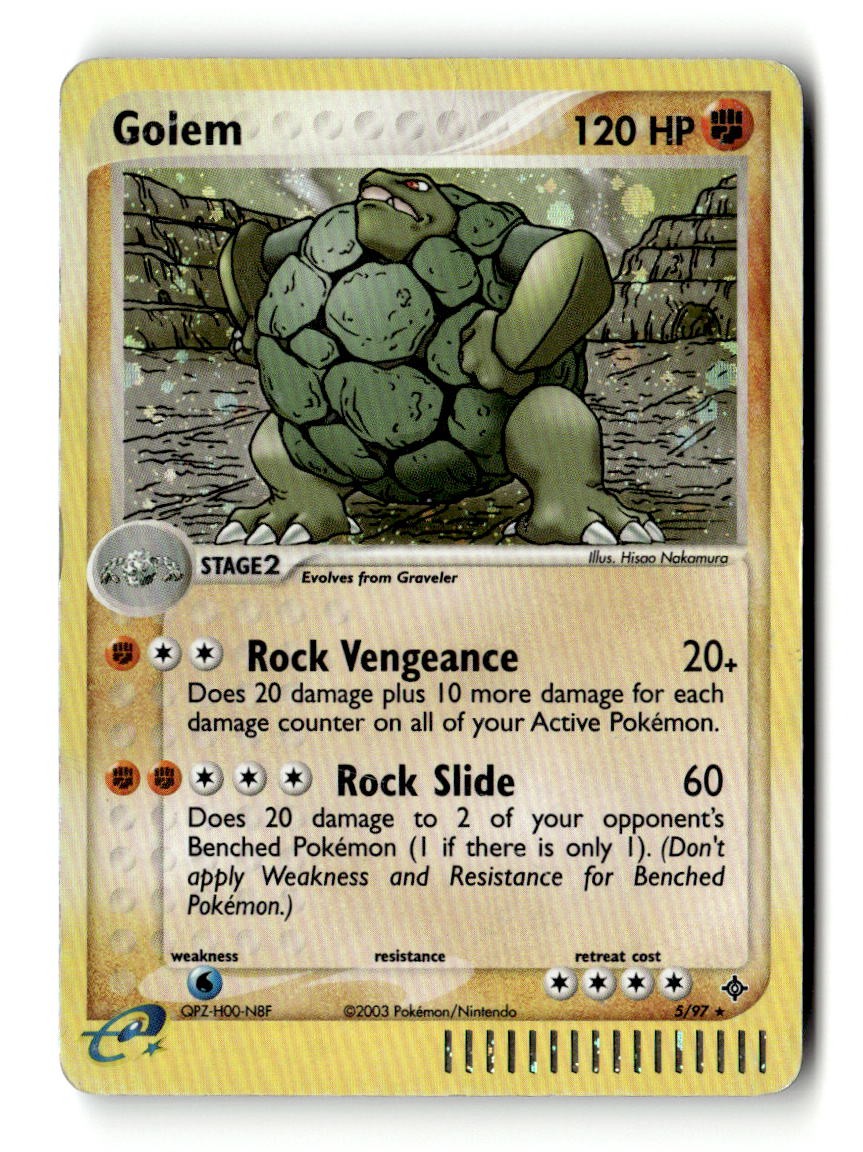 Golem Holo Rare Holofoil [EX Dragon - 5/97] HP