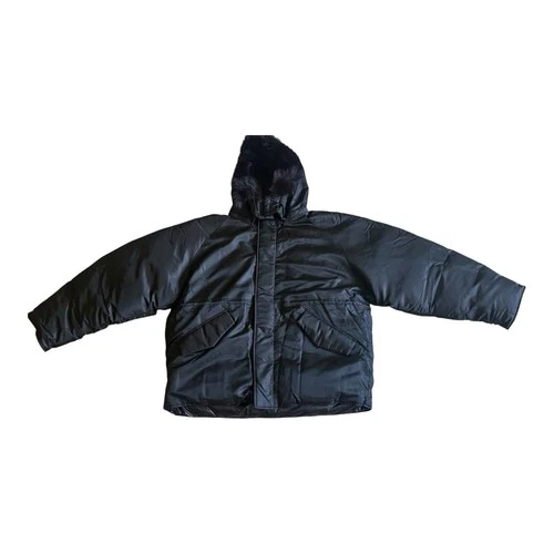 BRAND NEW FUR YEEZY YZY PK-01 PARKA JACKET BLACK SIZE 2 (M-L) - product listing photo