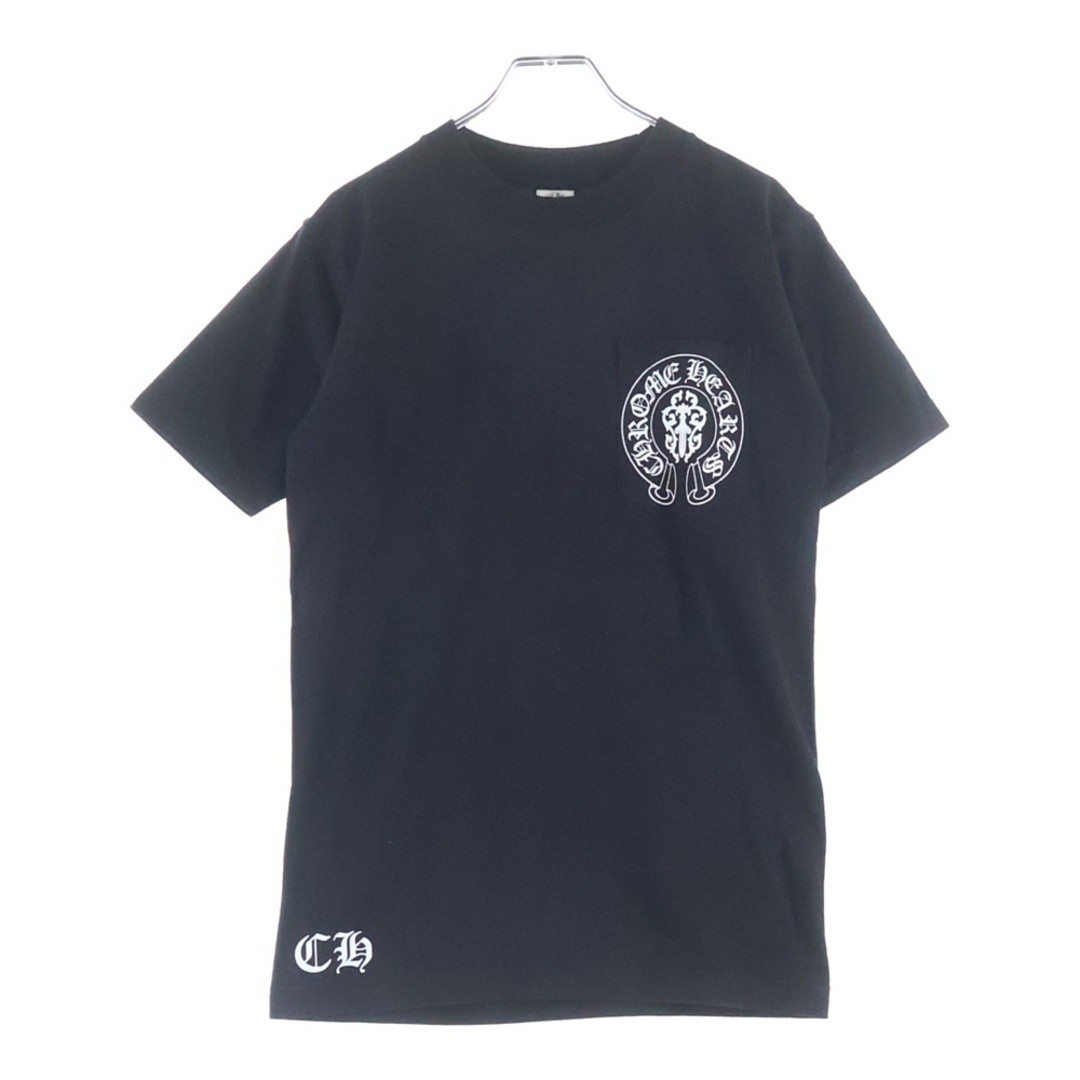 CHROME HEARTS OLD AMERICAN FLAG TEE T-shirt Stars and Stripes Horseshoe Used cc7