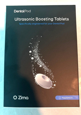 Zima Dental Pod Ultrasonic Boosting 30 Tablet Peppermint EXP 10/9/27 - NEW