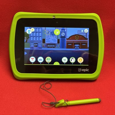 LeapPad Epic 7in Tablet Bundle W/ Stylus and Rubber Case A LeapFrog