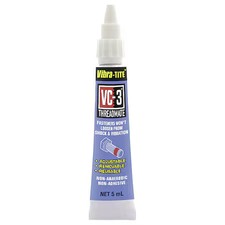 Vibra-Tite 21305 Reusable Threadlocker, Vibra-Tite Vc-3, Red, High, Liquid,