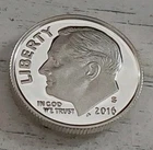 2016-S Cameo Proof 90% Silver Roosevelt Dime ▪︎ Low Mintage Year ▪︎ Ships Free!