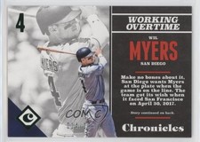 2017 Panini Chronicles Green 14/199 Wil Myers #79 e5r