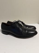 Allen Edmonds Dover Oxford Men 12 D Black Leather Lace Up Dress Shoes