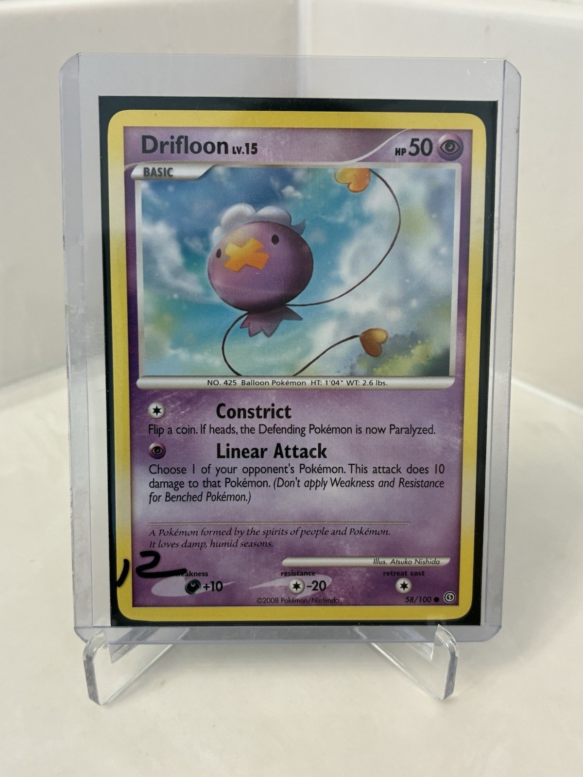 Pokemon Stormfront Drifloon 58/100 FREE SHIPPING