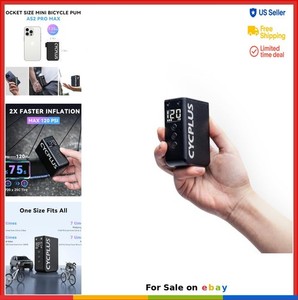 Sans fil Mini Gonflateur de pneus à vélo 120 PSI Arrêt automatique de la jauge numérique LED USB C