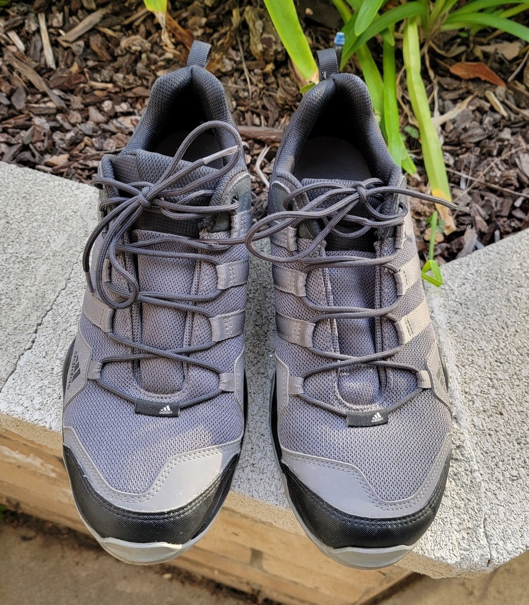 Adidas Terrex AX2R Carbon Gray Black Hiking Trail Outdoor 