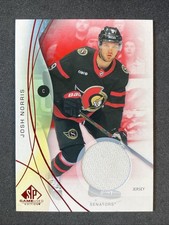 JOSH NORRIS 2024-25 Upper Deck SP Game Used Jersey Patch RED