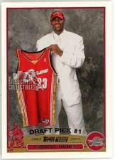 LeBron James 2003-04 Topps Draft Pick Rookie Card #221
