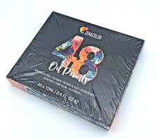 Zenacolor 48 Colors 12ml Tubes Oil Paint Set, Non Toxic, for Painting (NEW)