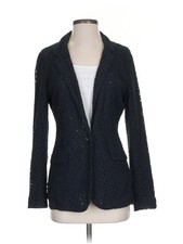 Dana Buchman Women Blue Blazer 4