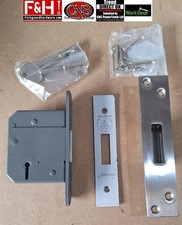 63mm Mortice Deadlock Satin Chrome AR717 Clearance