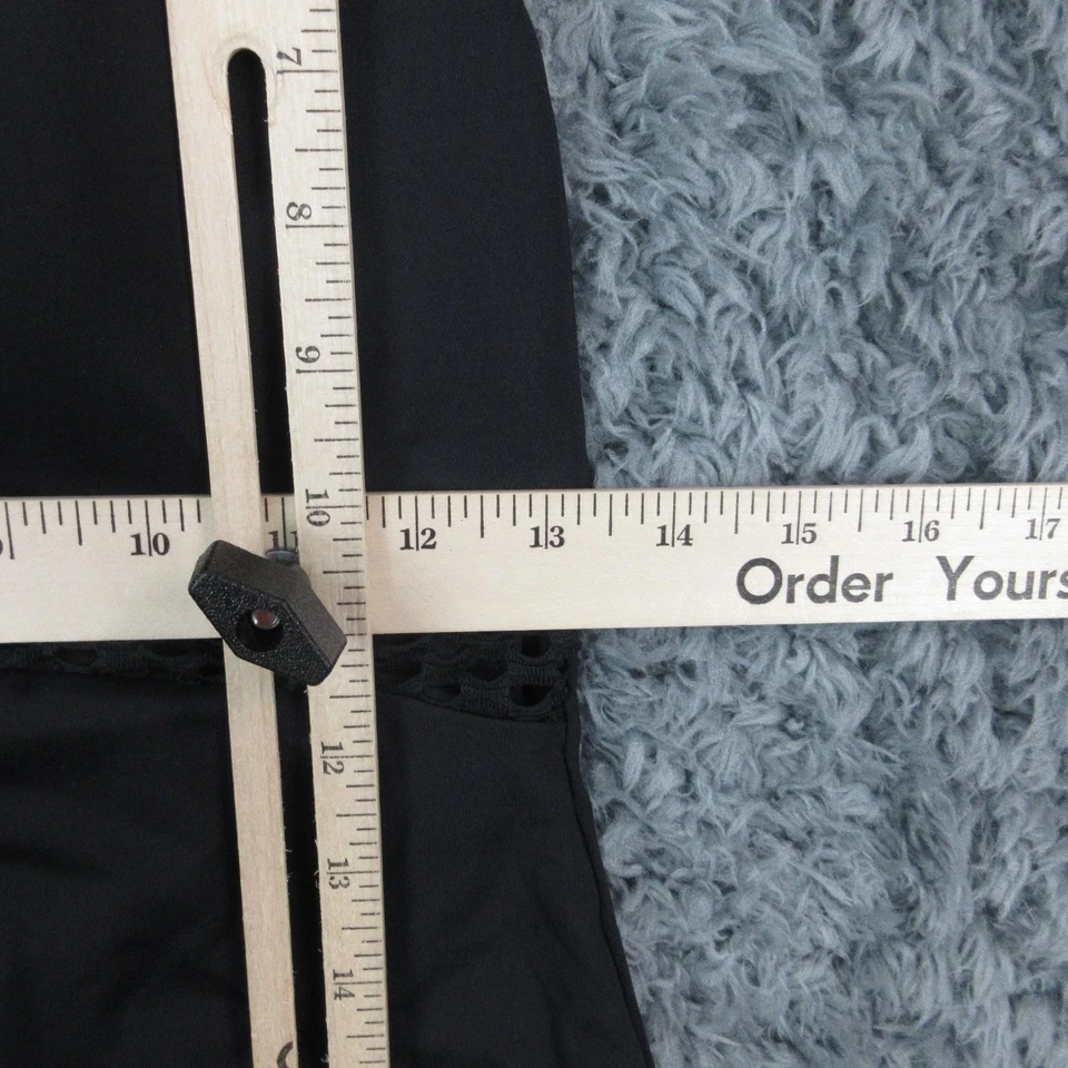 Jag Swimsuit Womens Large Black Halter One Piece Mesh Waist Swimwear NWT - Image 4 of 4