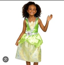 Disney Princess Tiana Core Dress Costume   Size 4-6 Girls