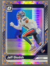 2024 Panini Donruss Optic - Jeff Okudah #81 Fire Prizm