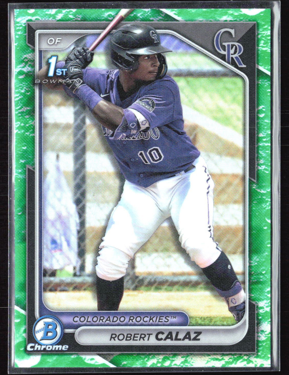 2024 Bowman #BCP-131 Robert Calaz Chrome Prospects Lunar Glow Refractors