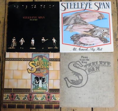 STEELEYE SPAN 4 x LP ALBUM JOB LOT VINYL Please To See The King Parcel of Rogues