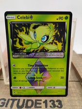 Pokémon Celebi Prism Star 19/214 Sm-Lost Thunder Holo 90 HP Prism Rare on eBay
