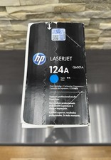 HP 124A Q6001A Cyan Toner Cartridge. Brand New. Sealed Box