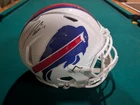 Josh Allen, Buffalo Bills Autographed, Riddell Speed Authentic Full-Size Helmet