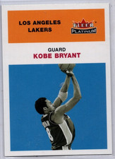 KOBE BRYANT--LAKERS--2001-02 FLEER PLATINUM--CARD #13
