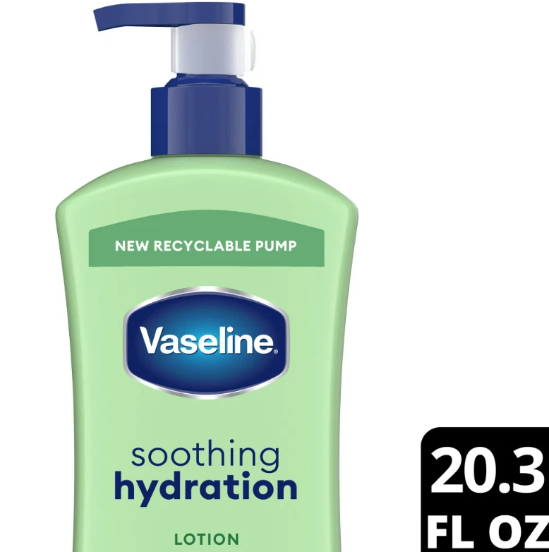 Vaselina Cuidado Intensivo Loción Corporal Hidratación Calmante para Mujeres, 20.3 OZ, PAQUETE DE 2 Foto 3 de 4