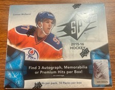 1989–90 to 2015-16 ~ Upper Deck Sealed Hockey Card Boxes ~ NIB Never Been Opened