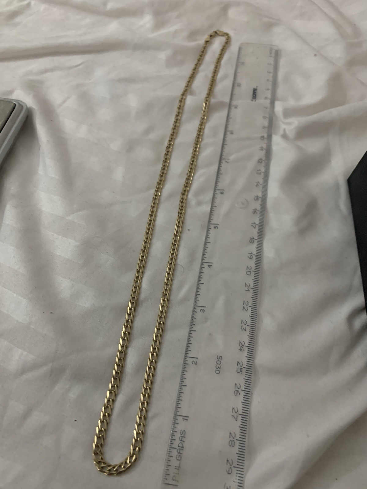 Solid Gold Real 10k Chain Unknown Design - image 1