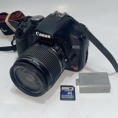 Canon EOS Rebel T1i 15.1MP Digital SLR Camera w/ EF-S 18-55mm Lens PARTS/REPAIR
