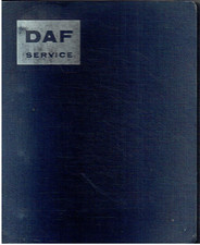 DAF 55 SALOON ORIGINAL 1967 FACTORY WORKSHOP MANUAL (GB NL D F E I TEXT)
