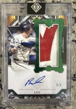2025 Topps Transcendent Collection - Patch Autographs Brooks Lee  Emerald /5