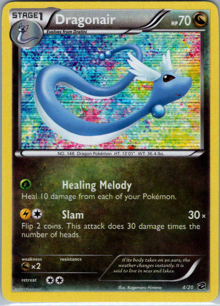 Pokemon Dragonair Holo BW Dragon Vault 4/20 NM
