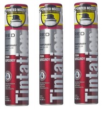 BL Kiss Tintation Temporary Hair Color Spray Burgundy 2.82oz X 3 Packs