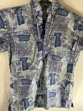 Manoa Company Hawaiian Shirt Medium Cotton w/Free shipping