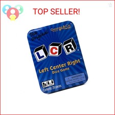 LCR® Left Center Right™ Dice Game - Blue Tin