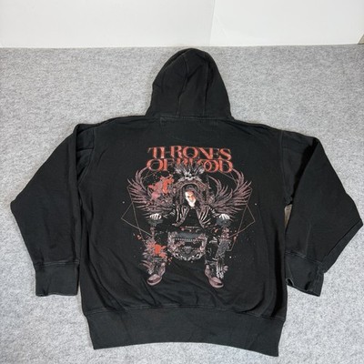 Sullivan King Black Thrones Of Blood EDM Hoodie Size Medium