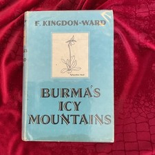 F Kingdon-Ward, Burma's Icy Mountains, 1949 J Cape 1st Ed, Second Imp, dust jack