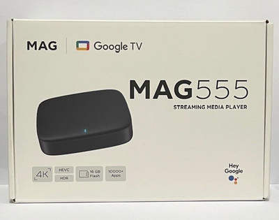MAG 555 Streaming Media Player | 4K HDR | Voice Remote | Dual-Band