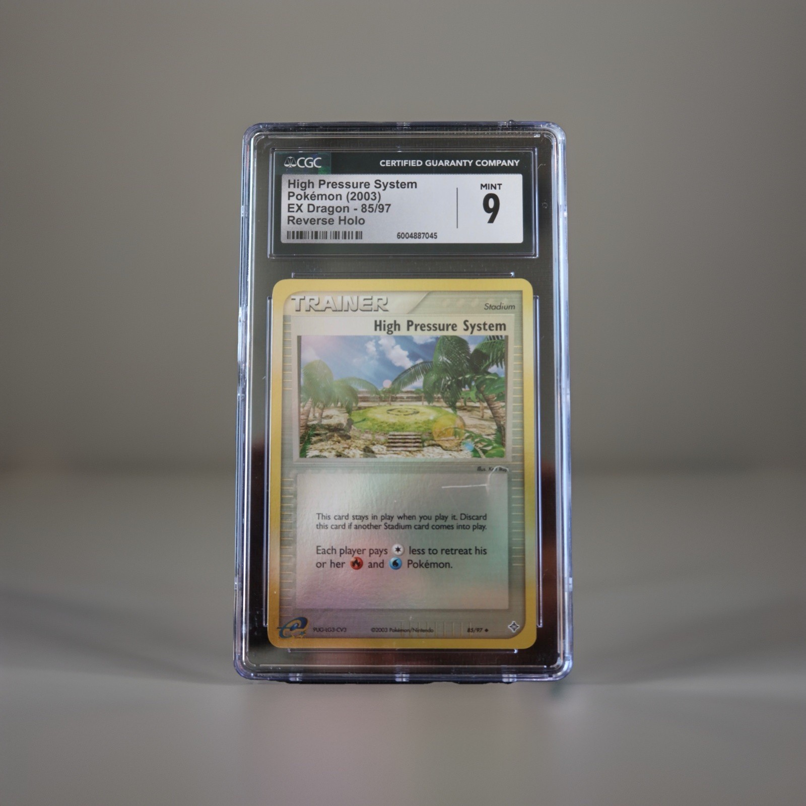 Pokemon EX Dragon Card 85/97 High Pressure System Reverse Holo CGC 9 Mint