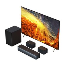 5.1 Virtual Surround Sound Bar, 320W Home Theater Surround System with Adjust...
