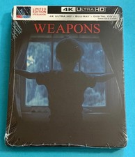 WEAPONS (4K UHD + BLU-RAY + DIGITAL* - LIMITED EDITION STEELBOOK)  NEW