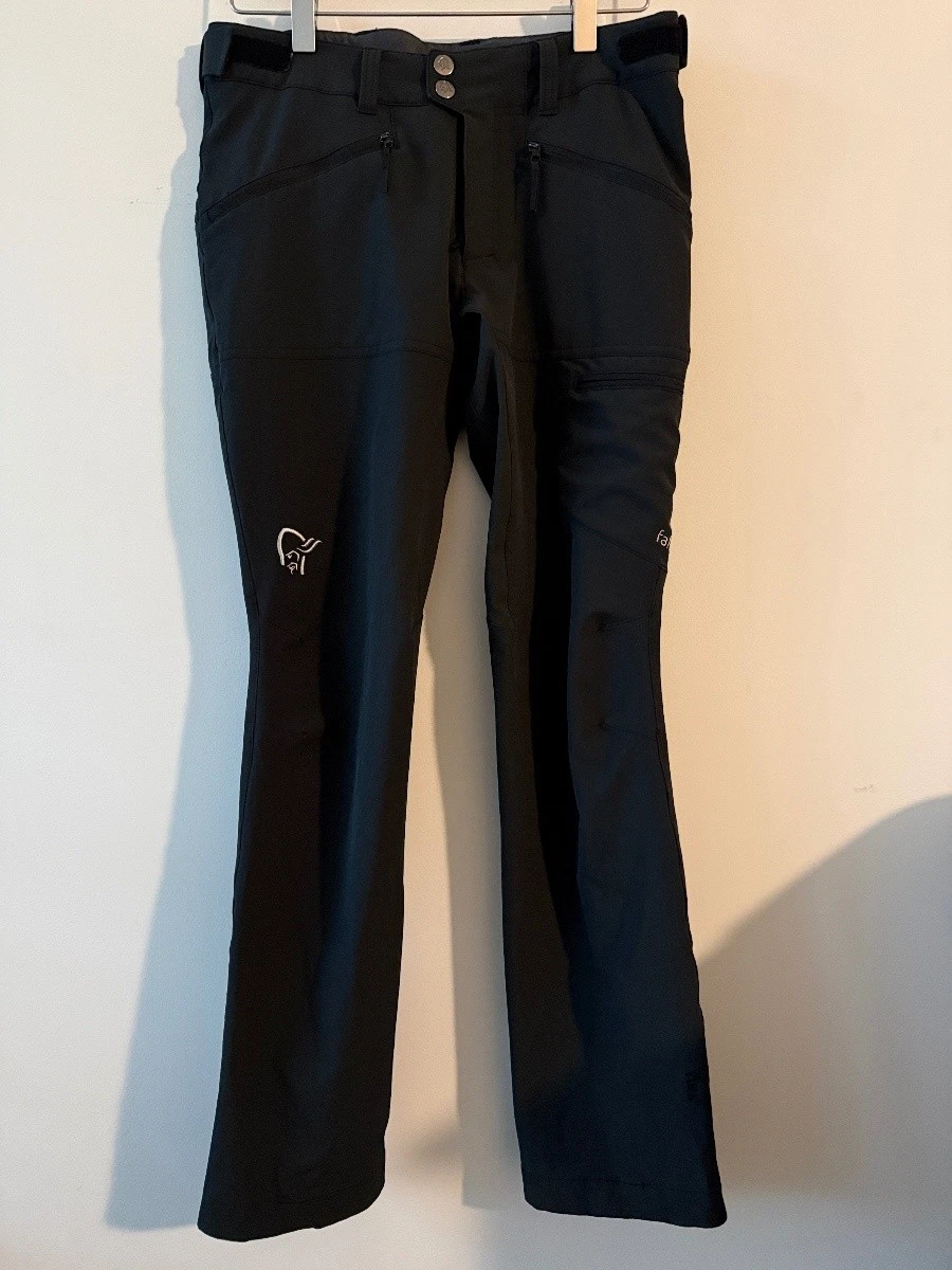 Norrona Falketind Flex1 Pants Youth Junior 152 Black Outdoor Hiking Softshell