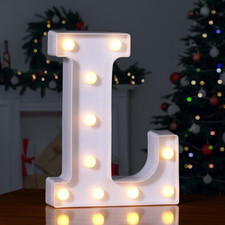 LED Letter Lights Sign Marquee Light Up Letters Sign for Night Light Wedding/Bir