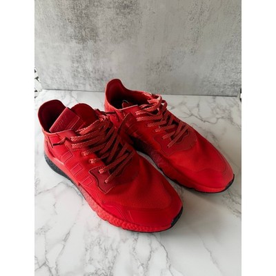 Adidas Nite Jogger Triple Red Boost Sneakers Mens 13 EF5415