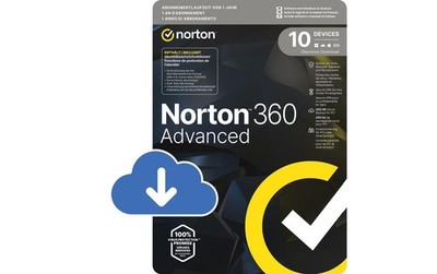 NORTON 360 ADVANCED 2026, 10 Geräte 1 Jahr 200GB Cloud  DE SOFORT EMAIL OHNE ABO