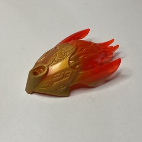 LEGO Bionicle Creature Head / Mask with Trans-Neon Orange 24162pb04 - Ikir 71303