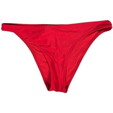 Aerie OG Cheeky Bikini Bottom Red M NWT